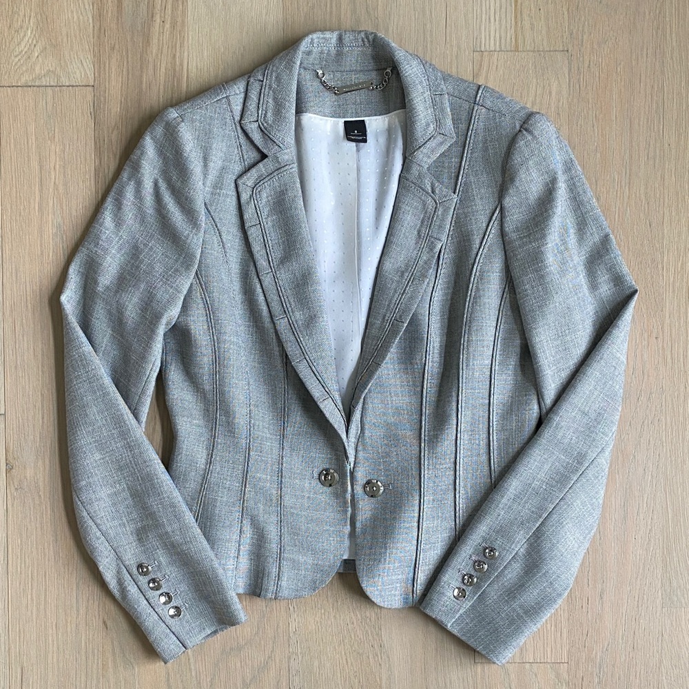 Gray Blazer - White House Black Market